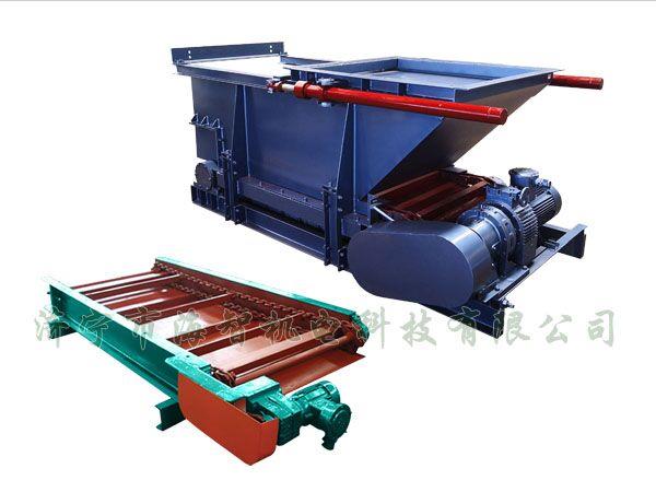 鏈板式給料機包括電控系統(tǒng)，電控系統(tǒng)包括就地控制系統(tǒng)和/或遠程控制系統(tǒng)
